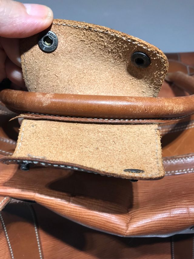 Bolsa de viaje , 100%de piel auténtica 