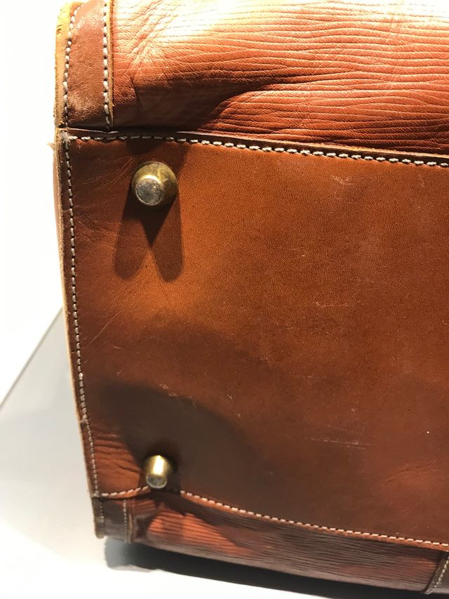 Bolsa de viaje , 100%de piel auténtica 