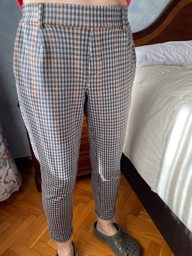 Pantalones de cuadros