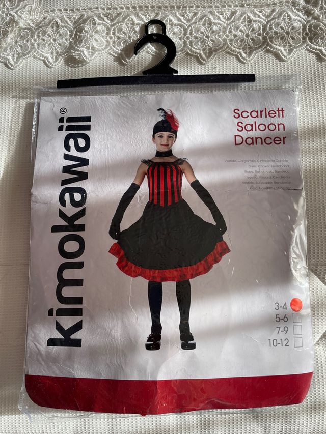 Disfraz cabaret (can can)