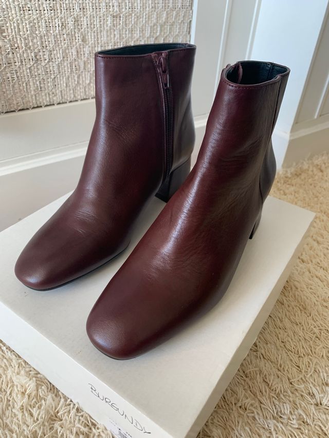 Botines Burdeos / Burgundy Marisa Rey