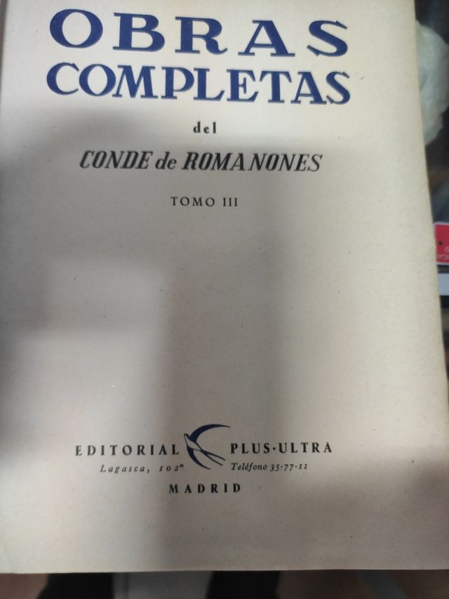 Obras del condenado de Romanones
