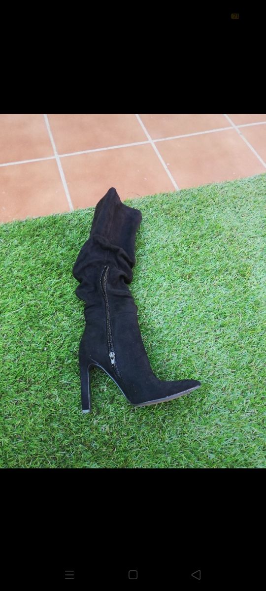 botas altas de tacon