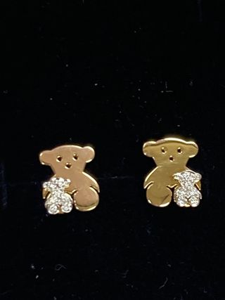 Pendientes tous grandes de oro 18 kilates