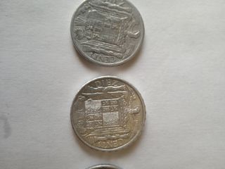 cuatro monedas de 10 céntimos todos los años alumi