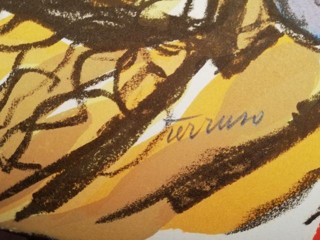 Litografia certificata Saverio Terruso