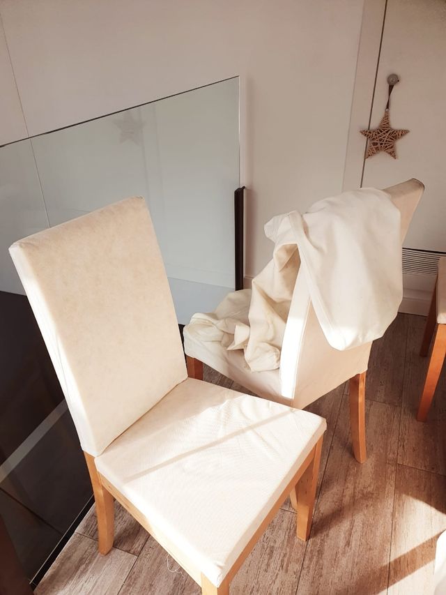 4 Sillas de IKEA desenfundables