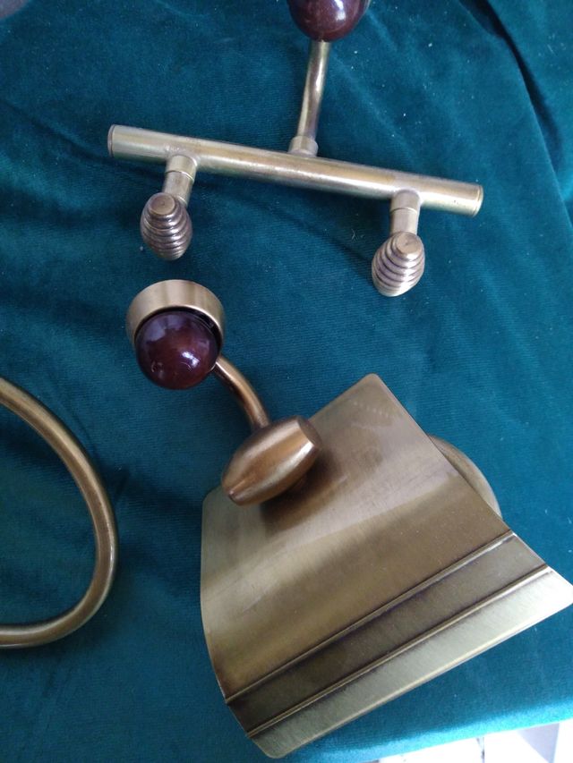 juego de  3 piezas bronce