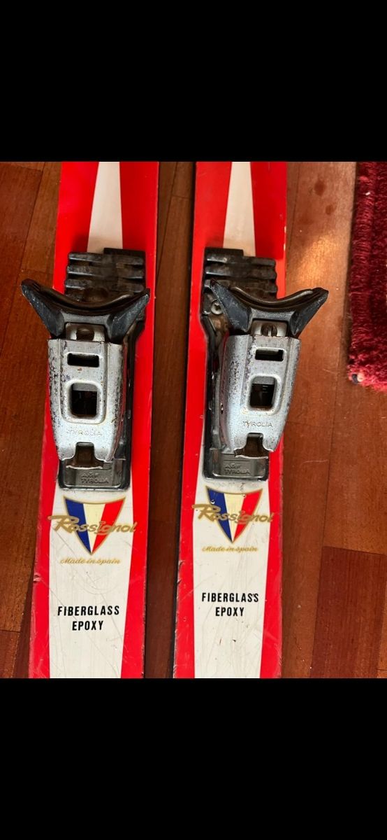 esquis rossignol olimpique años 70