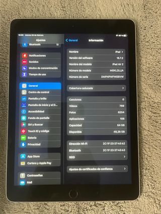 iPad Air 2 64 Gb 
