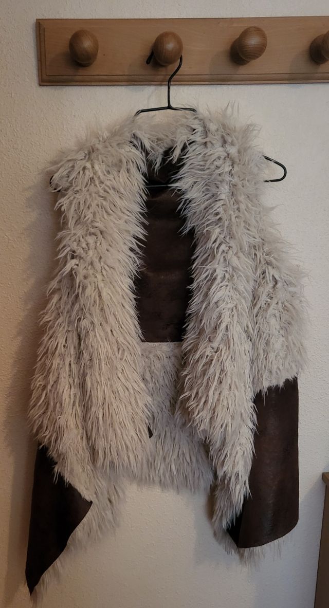 Chaleco pelo reversible