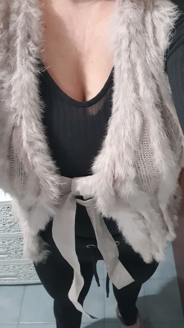 Chaleco pelo natural