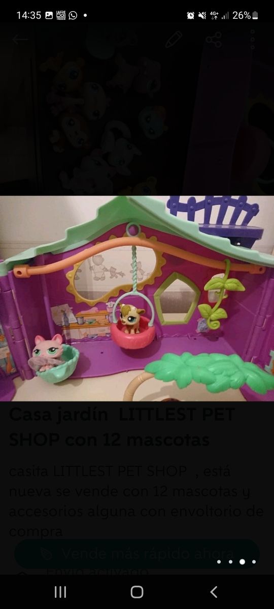 Littlest  Pet shop Casa jardín