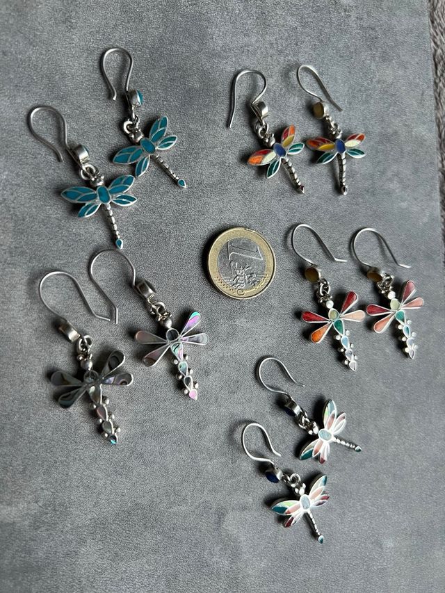 Joyería plata peruana 950 incrustada