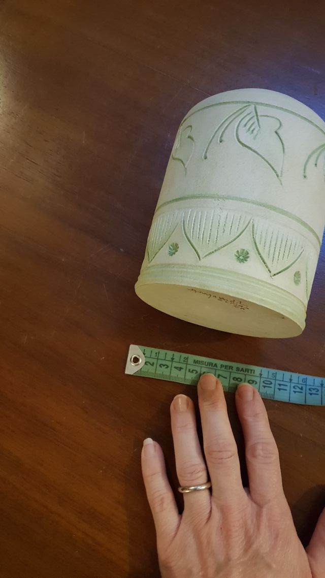 portaspazzolino e dentifricio in ceramica