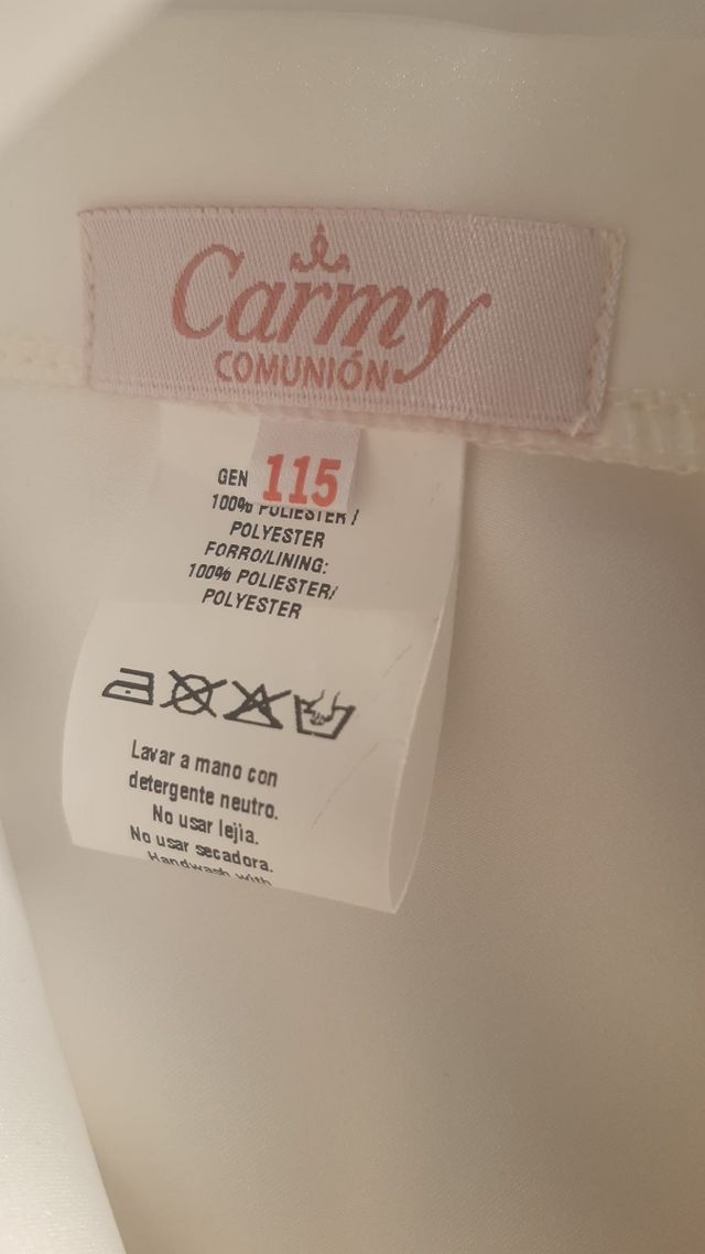 Vestido Nuevo de Comunión.