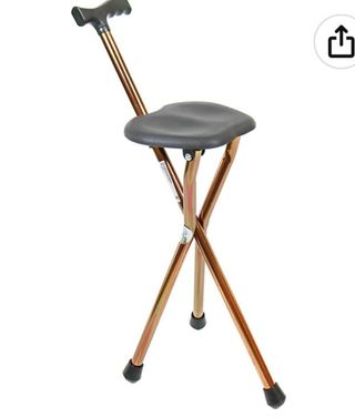 Bastón asiento para mayores 