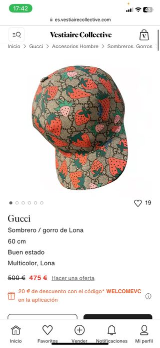 Gorra Gucci original