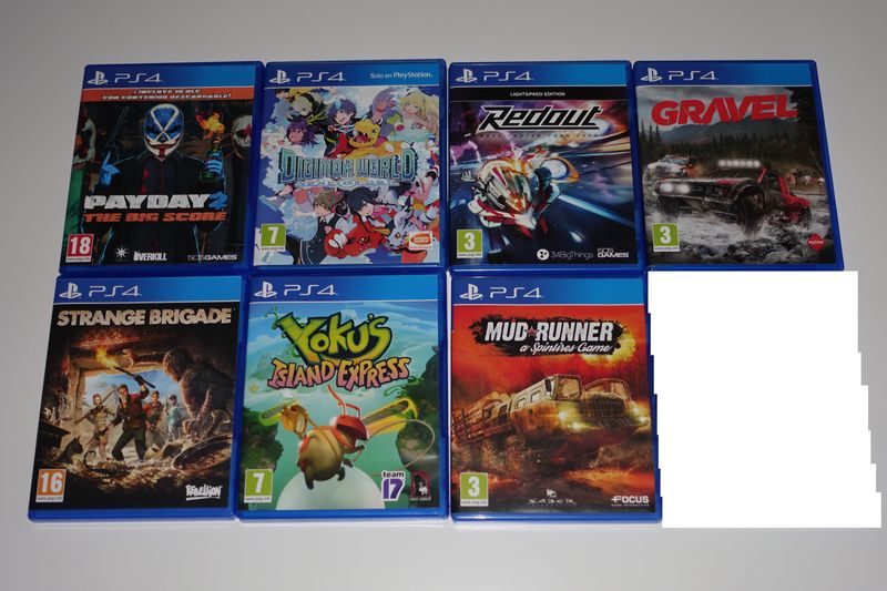 Imagen de LOTE PS4 Pro Digimon World PayDay 2 Gravel PS5