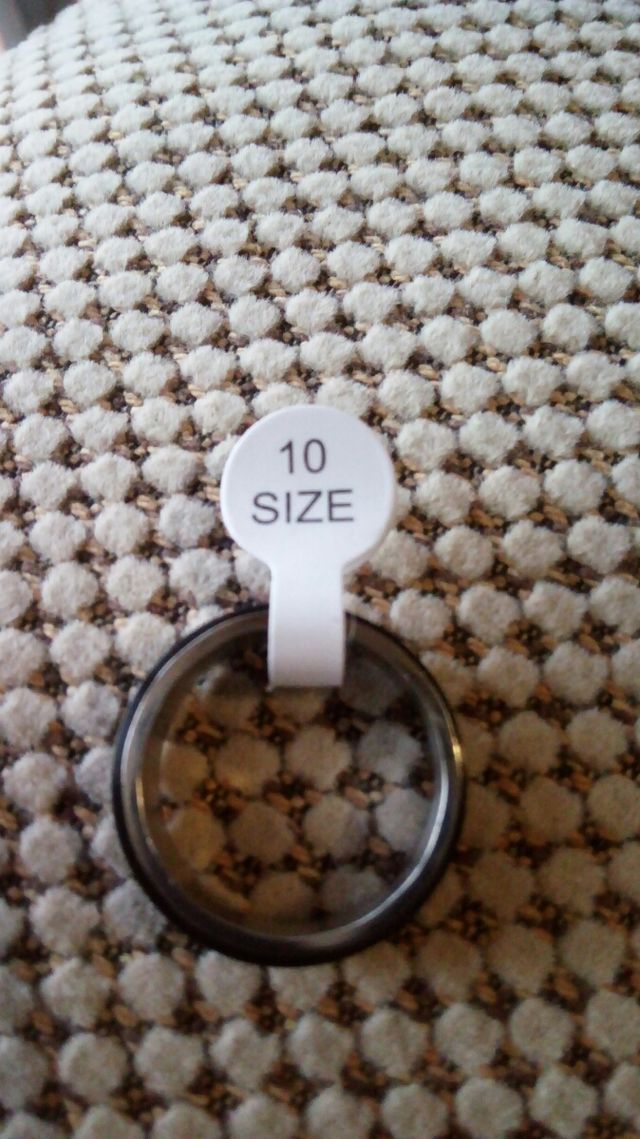 anillo antistress acero.