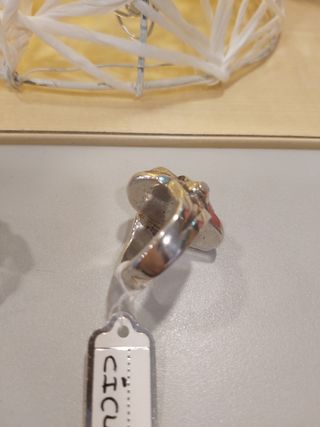 Anillos de Zamak y Plata.