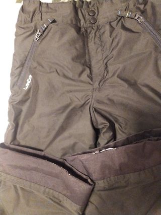 2 Pantalones esquí Talla 10-12 años
