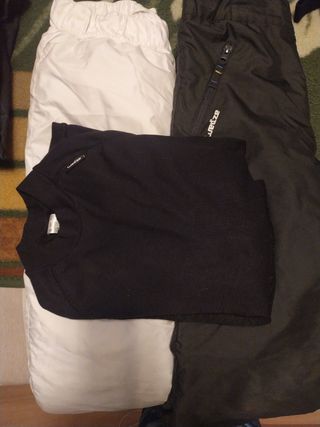 2 Pantalones esquí Talla 10-12 años