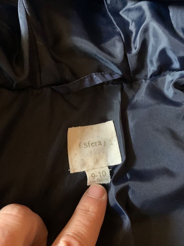 Plumas calentito sfera 10-12 años IMPECABLE