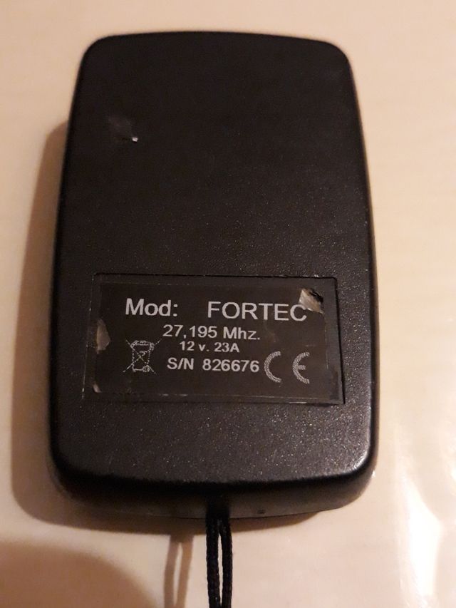 Mando garage Fortec
