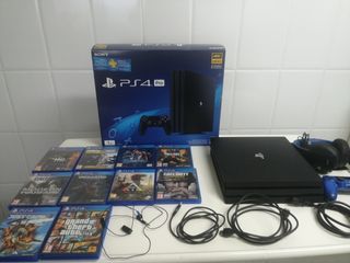PS4 PRO 1TB mas 10 juegos