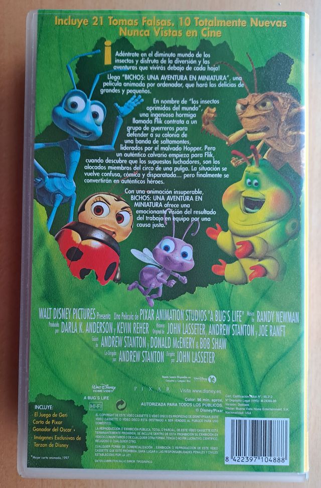 Cintas VHS Disney ORIGINALES