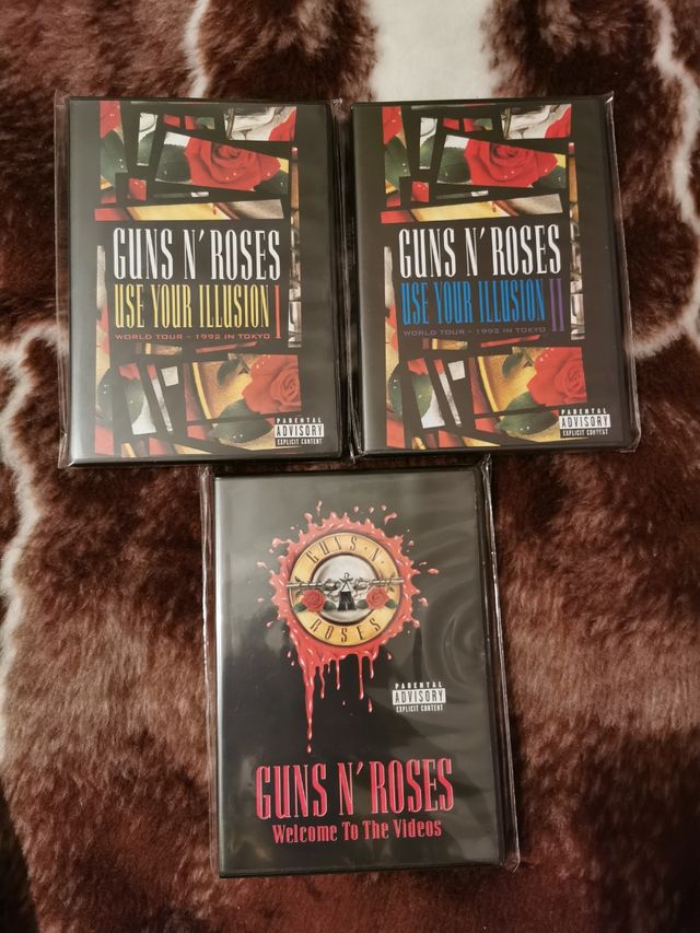 LOTE 3DVD GUNS N' ROSES USE YOUR ILLUSION