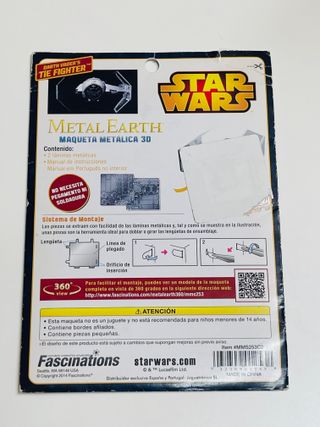 Kit per modellini 3D in metallo Star Wars Tie Fighter