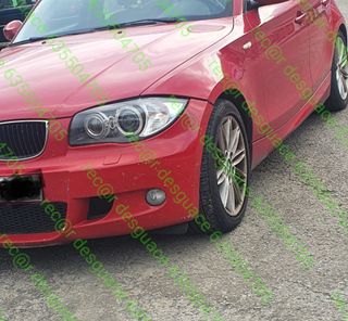 BMW 118d pack M rojo