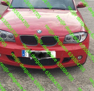 BMW 118d pack M rojo