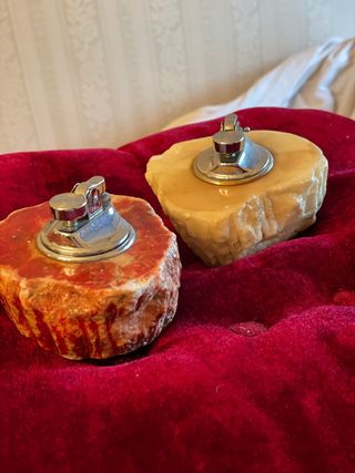 2 accendini vintage originali in pietra