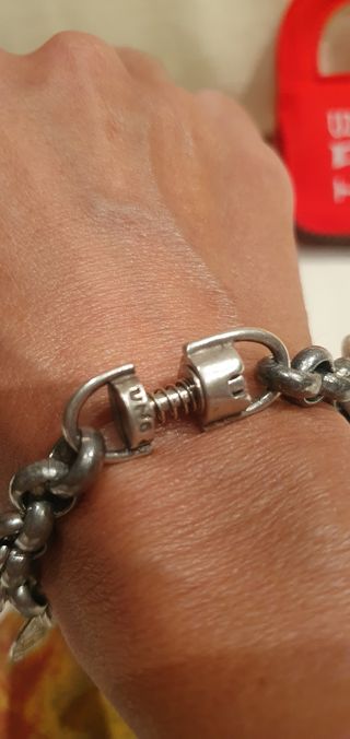 pulsera abalorios uno de 50
