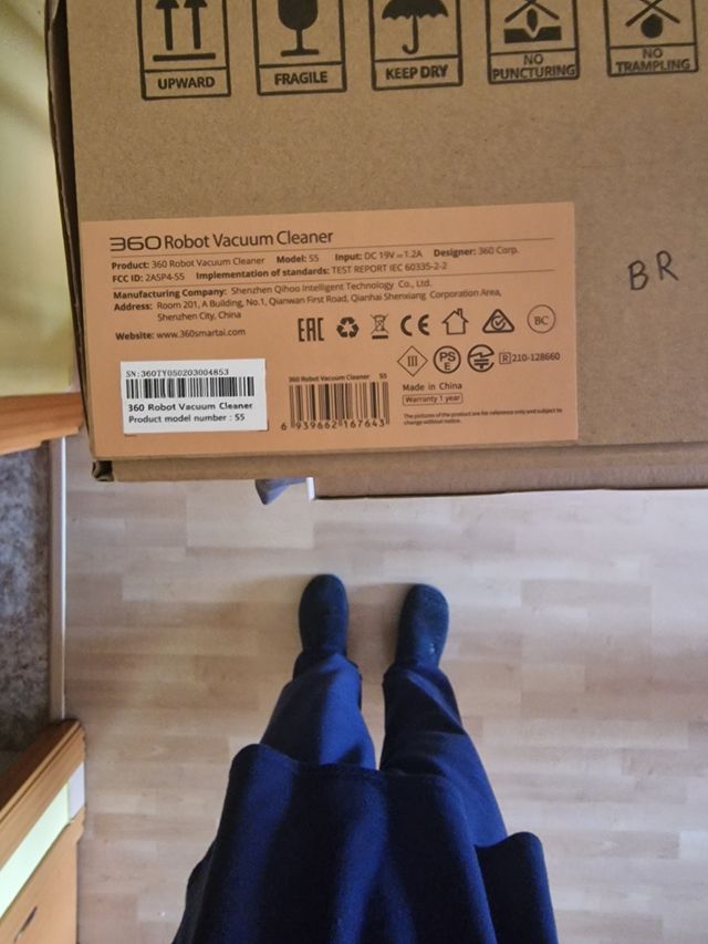 360 S5 Robot Aspirador, Tecnología láser, Potencia