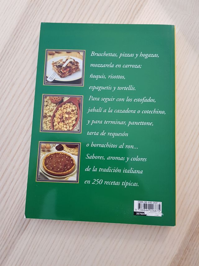Libro La cocina de Italia todas las recetas 