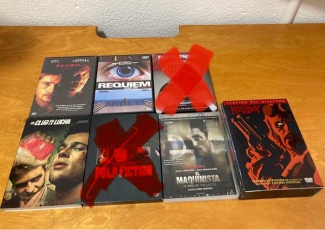 Colección de películas en DVD