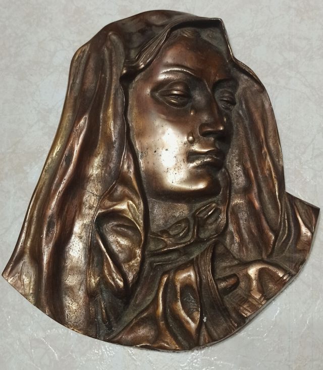 BRONZE Faces Jesus Cristo e Maria