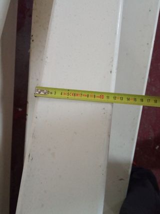 8 vigas tubo estructural de hierro de 4 metros.