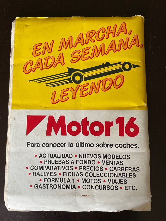 Álbum cromos motor 16