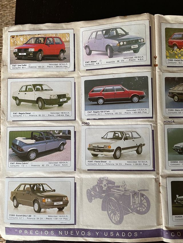 Álbum cromos motor 16