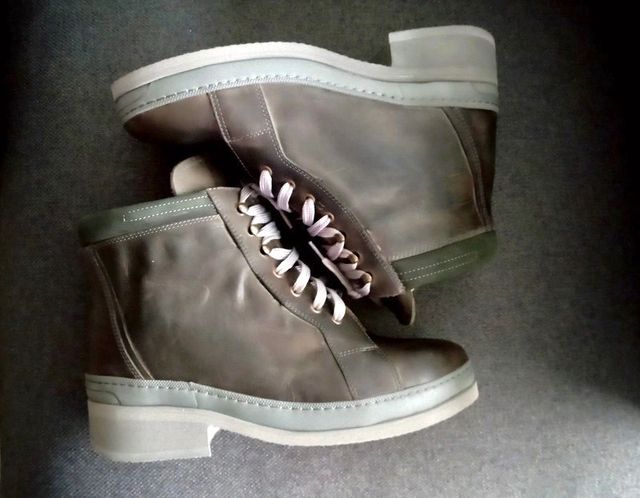 Botas cuero piel 38