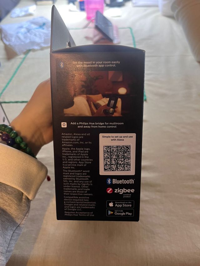 Pack 2 Bombillas Philips inteligentes