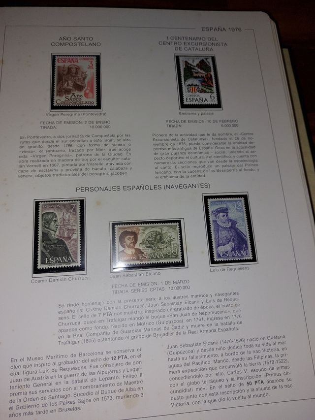 Coleccion sellos 1975-1981