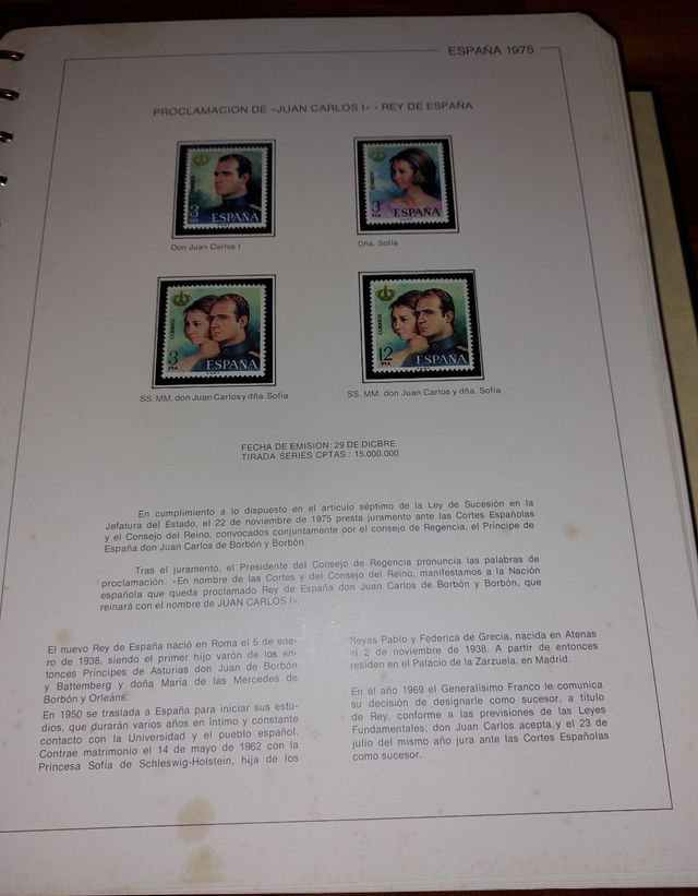 Coleccion sellos 1975-1981