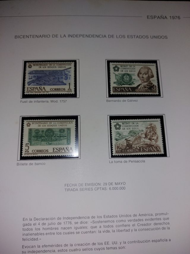 Coleccion sellos 1975-1981