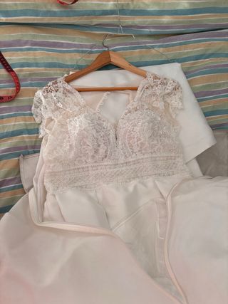Vestido de Novia Rosa Clara
